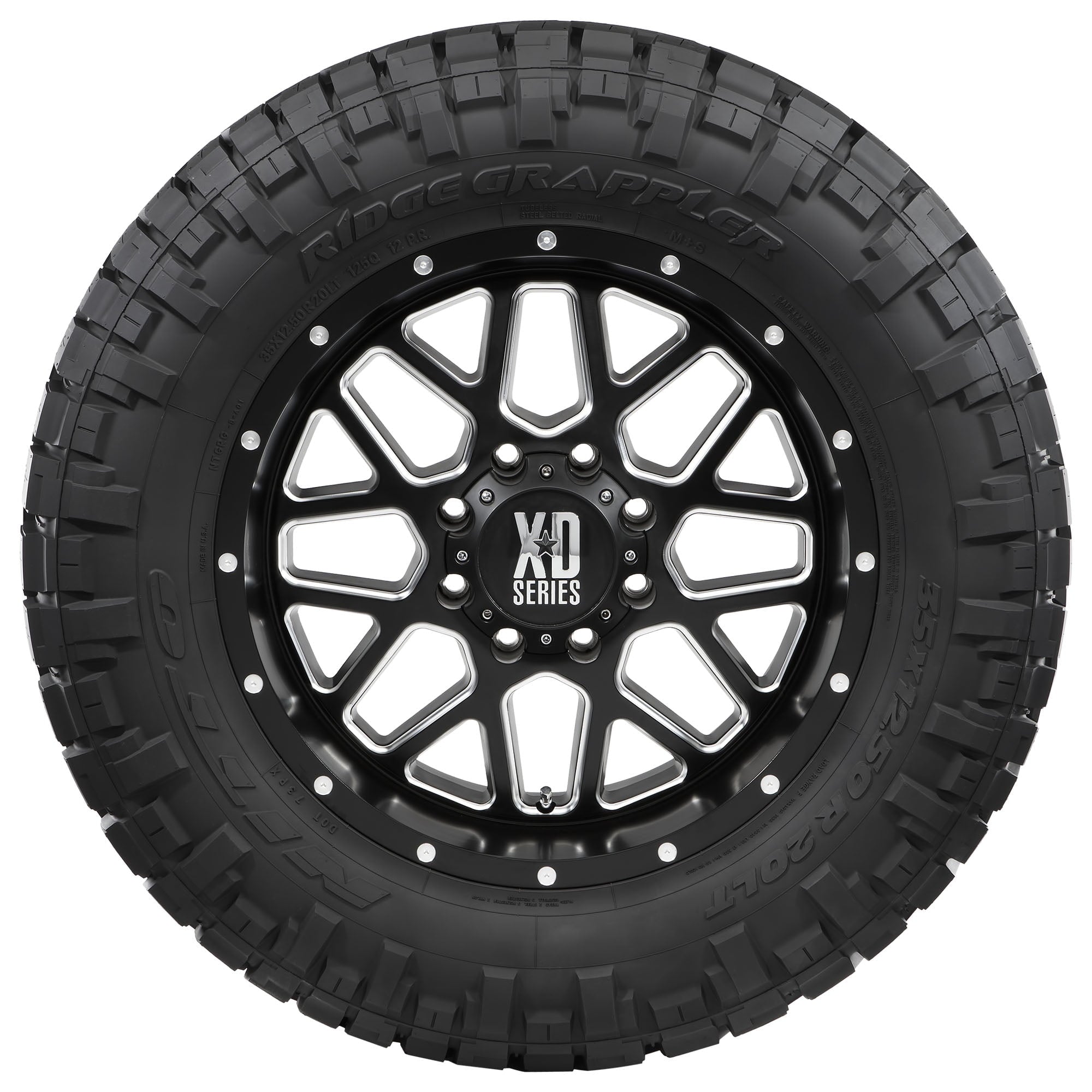 Nitto Ridge Grappler All Terrain LT35X12.50R20 125Q F Light Truck Tire Nitto