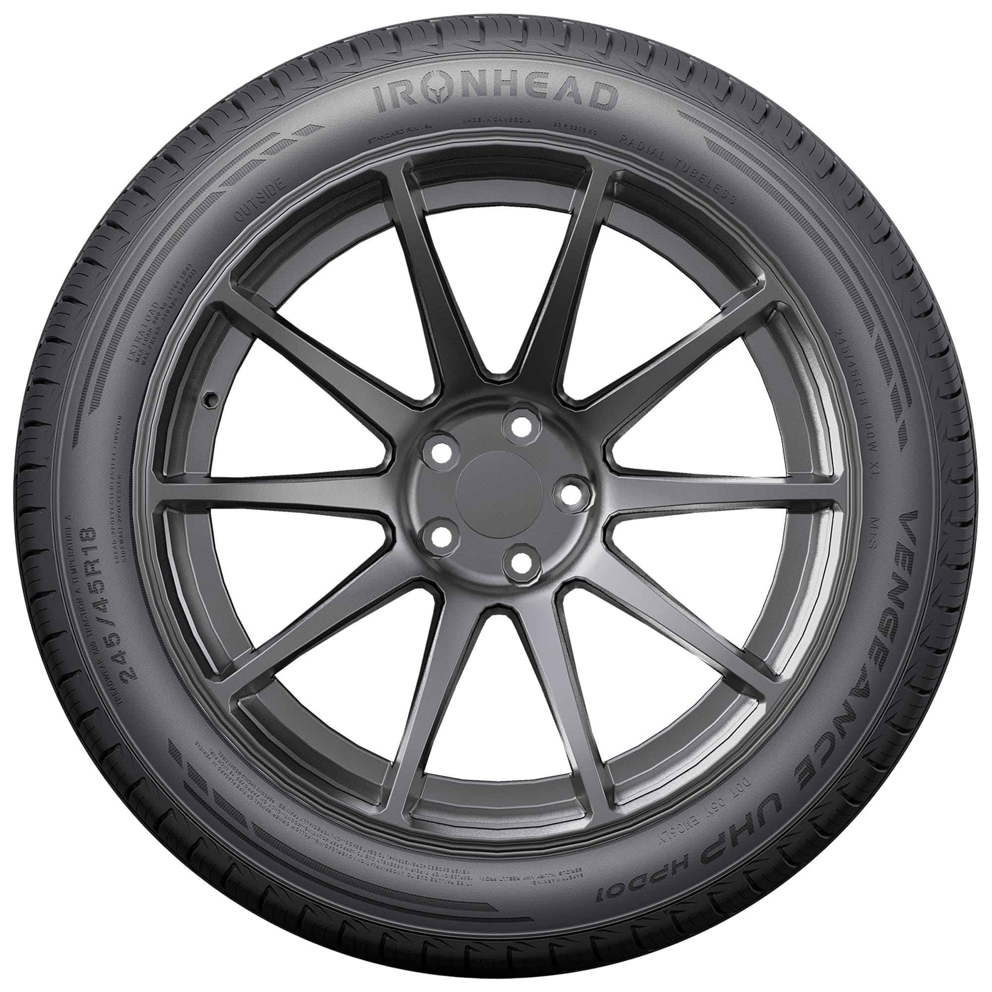 Ironhead Vengeance UHP HPD01 UHP All Season 275/40R20 106Y XL Passenger Tire Ironhead