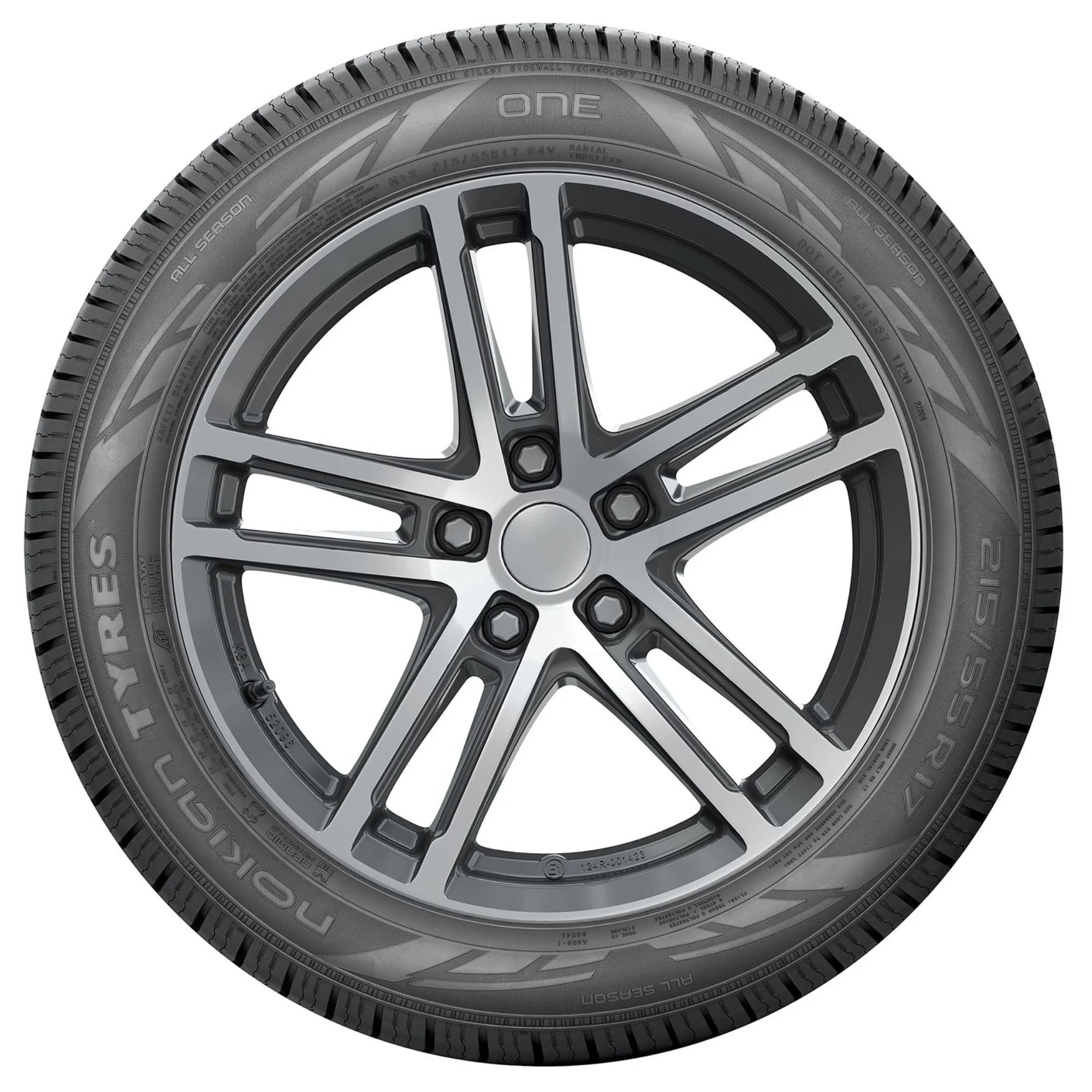 Set of 2 Nokian One 255/45R20XL 105V Tires Nokian