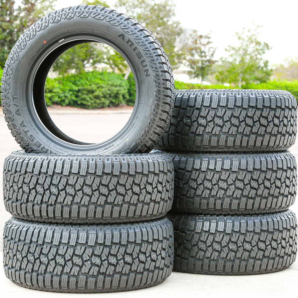 Arisun Aresta A/T ZG06 LT295/65R20 129/126S E 10 Ply All Terrain Light Truck Tire Arisun