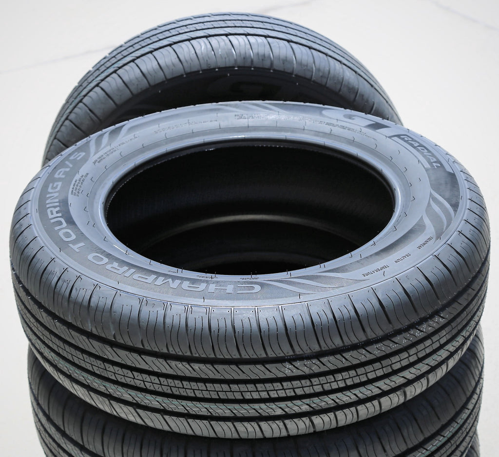Set of 4 (FOUR) GT Radial Champiro Touring A/S 215/65R16 98H All Season Tires Fits: 2009-13 Subaru Forester X, 2017-22 Jeep Renegade North GT Radial