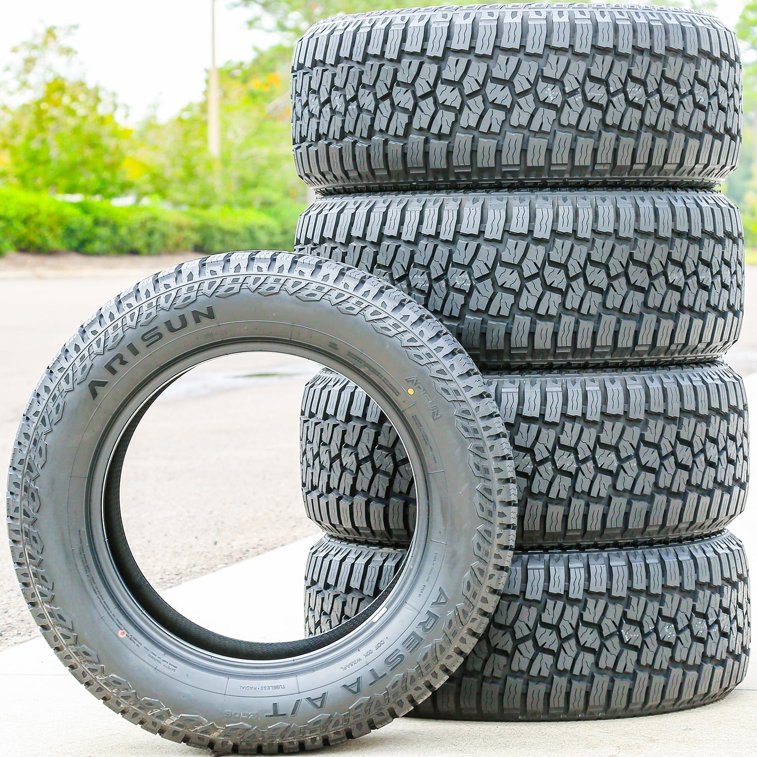 Arisun Aresta A/T ZG06 LT295/65R20 129/126S E 10 Ply All Terrain Light Truck Tire Arisun