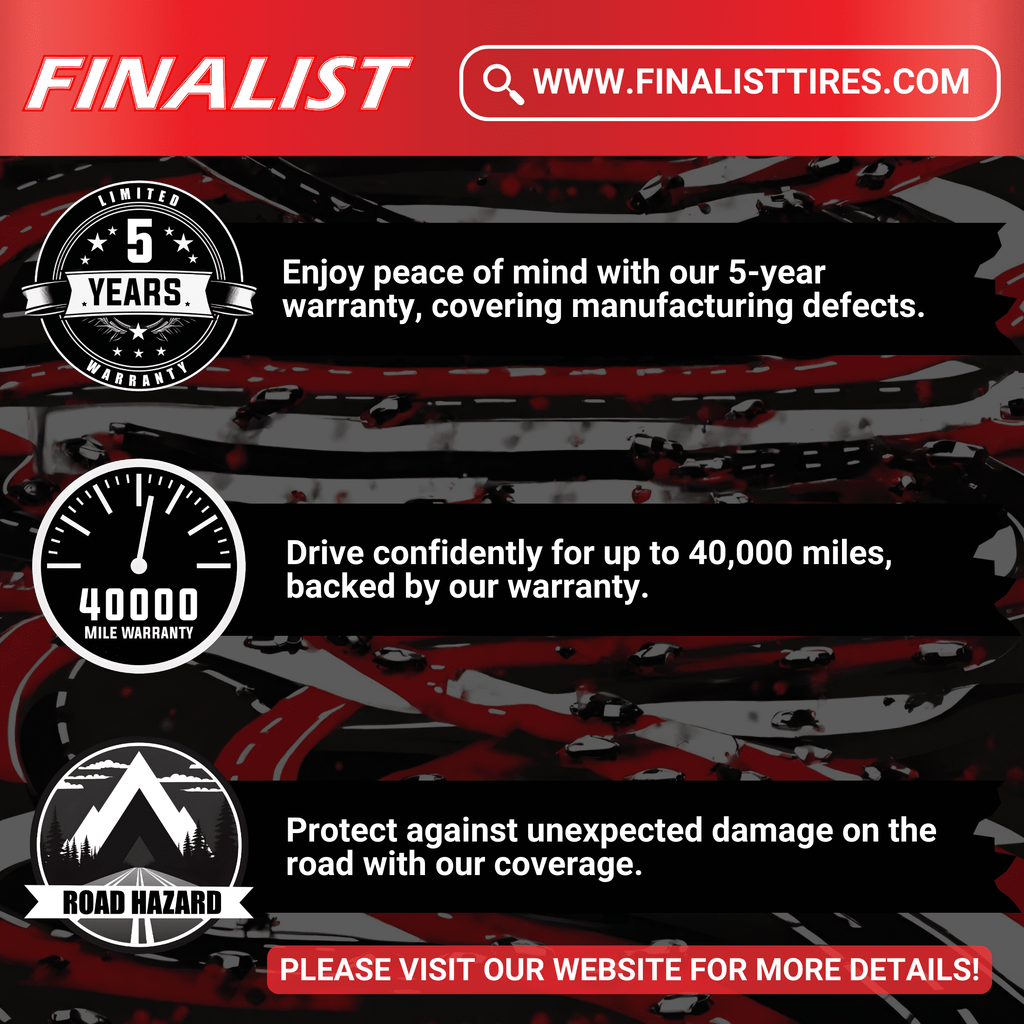 Finalist UN108 All Season 235/50R18 97W High Performance Passenger Tire 235/50/18 (Tire Only) Finalist