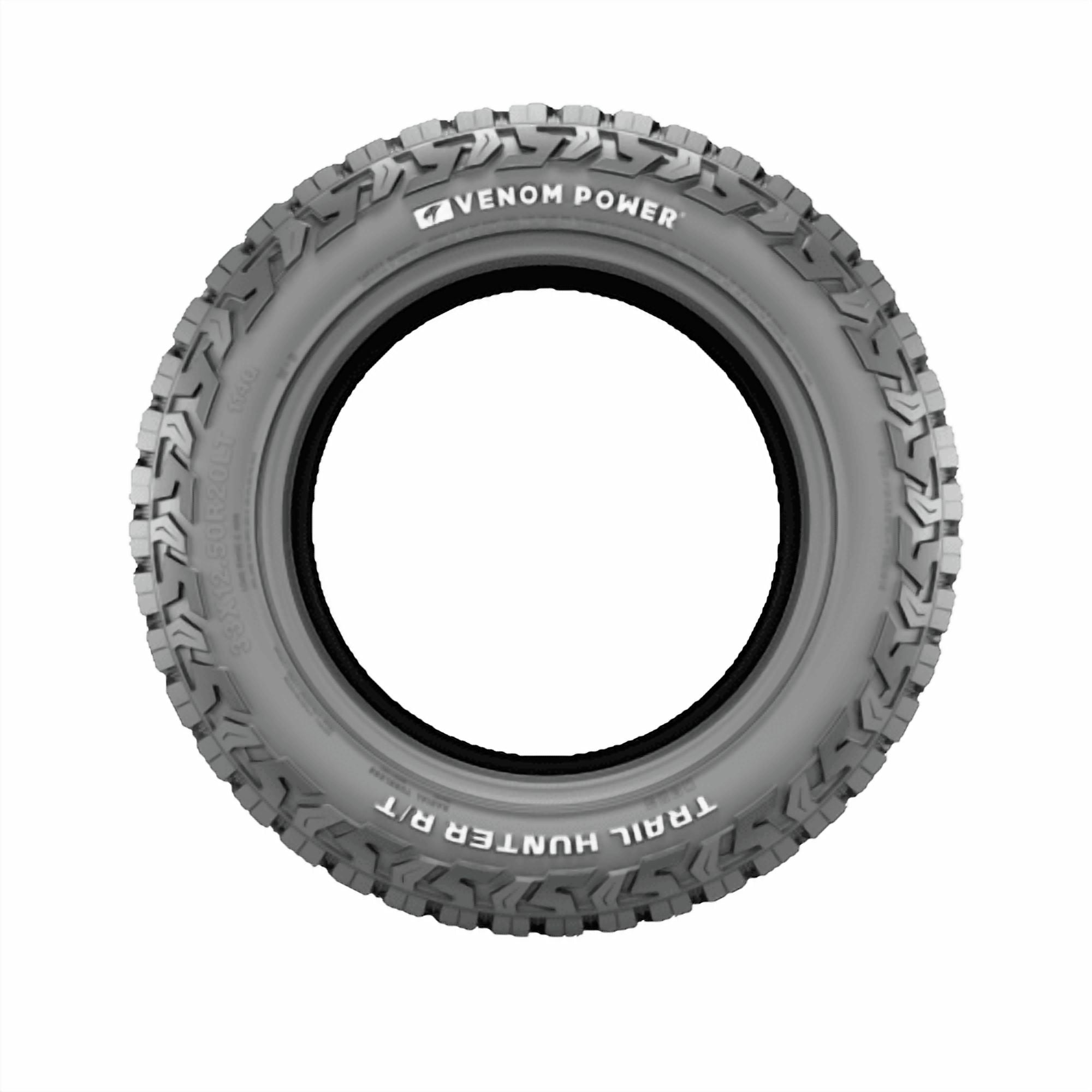 Venom Power Trail Hunter R/T LT 33X12.50R20 F 12 Ply RT Rugged Terrain Venom Power