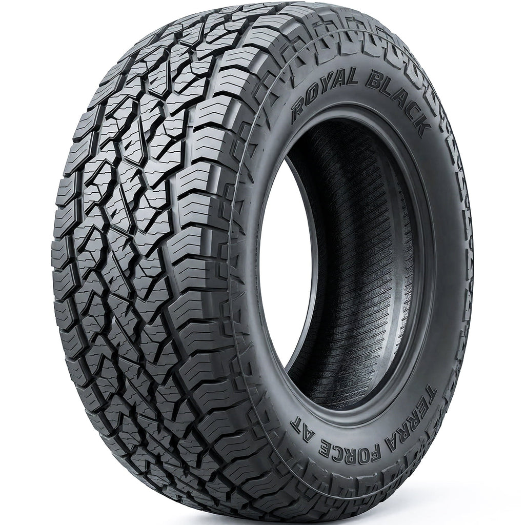 Royal Black Terra Force AT 245/70R17 119/116S E 10 Ply a/t All Terrain Light Truck Tire Royal Black
