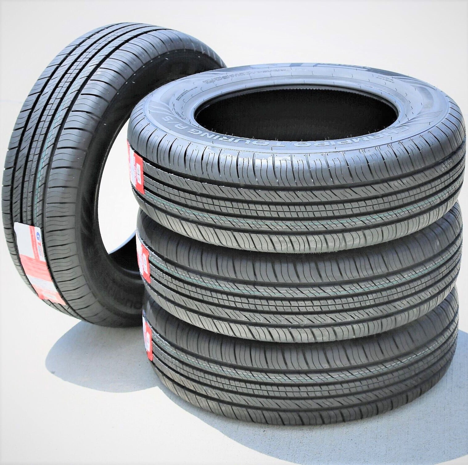 Set of 4 (FOUR) GT Radial Champiro Touring A/S 215/65R16 98H All Season Tires Fits: 2009-13 Subaru Forester X, 2017-22 Jeep Renegade North GT Radial