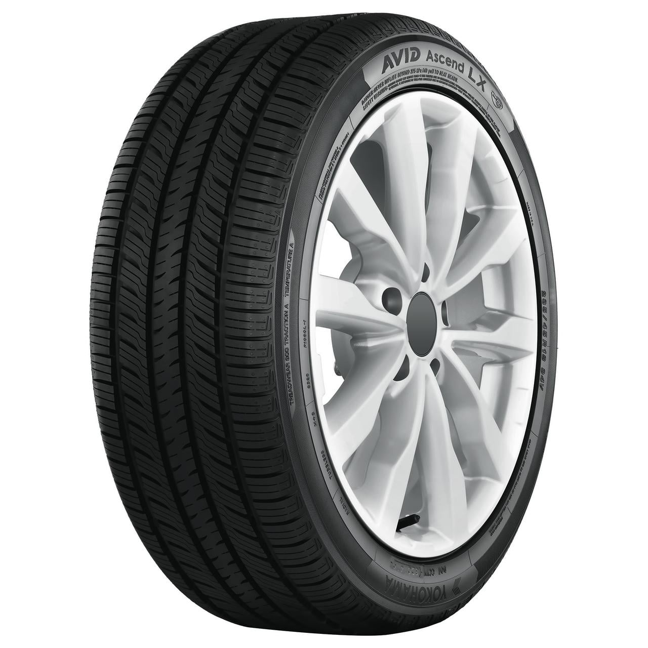 Yokohama Avid Ascend LX All Season 235/65R16 103T Passenger Tire Fits: 2005-09 Honda Odyssey EX-L, 2010 Honda Odyssey NHL SE Yokohama