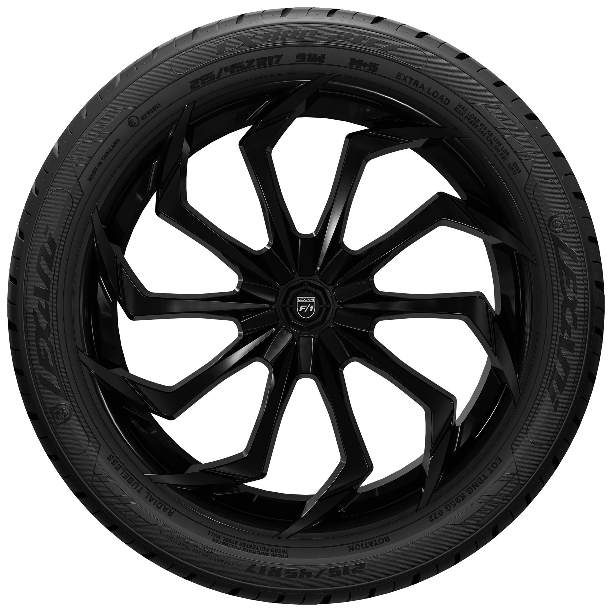 Lexani LXUHP-207 UHP All Season 225/60R18 104V Passenger Tire Lexani