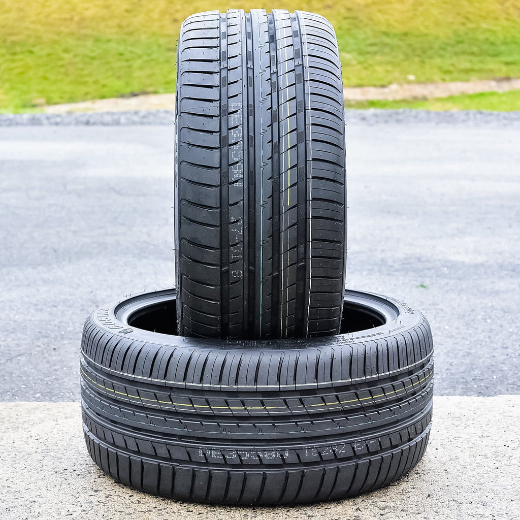 Pair of 2 (TWO) Cosmo MuchoMacho 255/35ZR18 255/35R18 94Y XL A/S High Performance Tires Fits: 2011 BMW 328i Base, 2016-19 Cadillac ATS V Cosmo