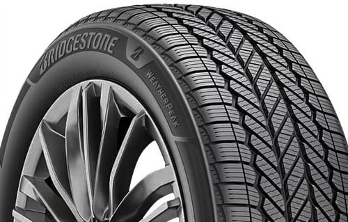 1 Bridgestone WeatherPeak 235/60R18 103H All Season 3PMSF Rated 70K Mi Warranty BR006075 / 235/60/18 / 2356018 Bridgestone