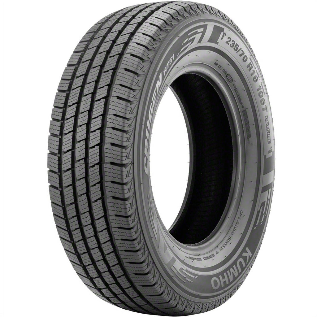 Set of 4 Kumho Crugen HT51 P235/70R17 108T XL Tires Fits: 2004-11 Ford F-150 XLT, 2013-14 Ford F-150 XLT Kumho Tire
