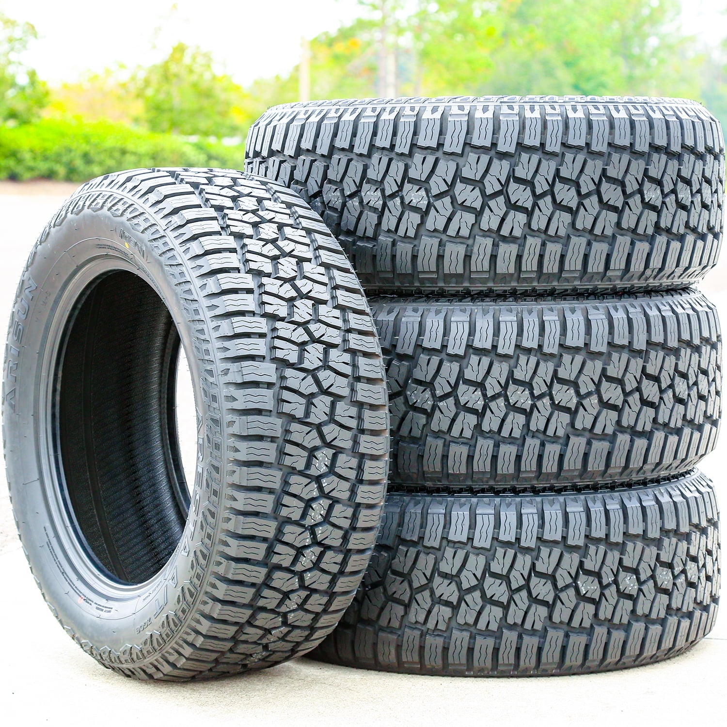 Arisun Aresta A/T ZG06 LT295/65R20 129/126S E 10 Ply All Terrain Light Truck Tire Arisun