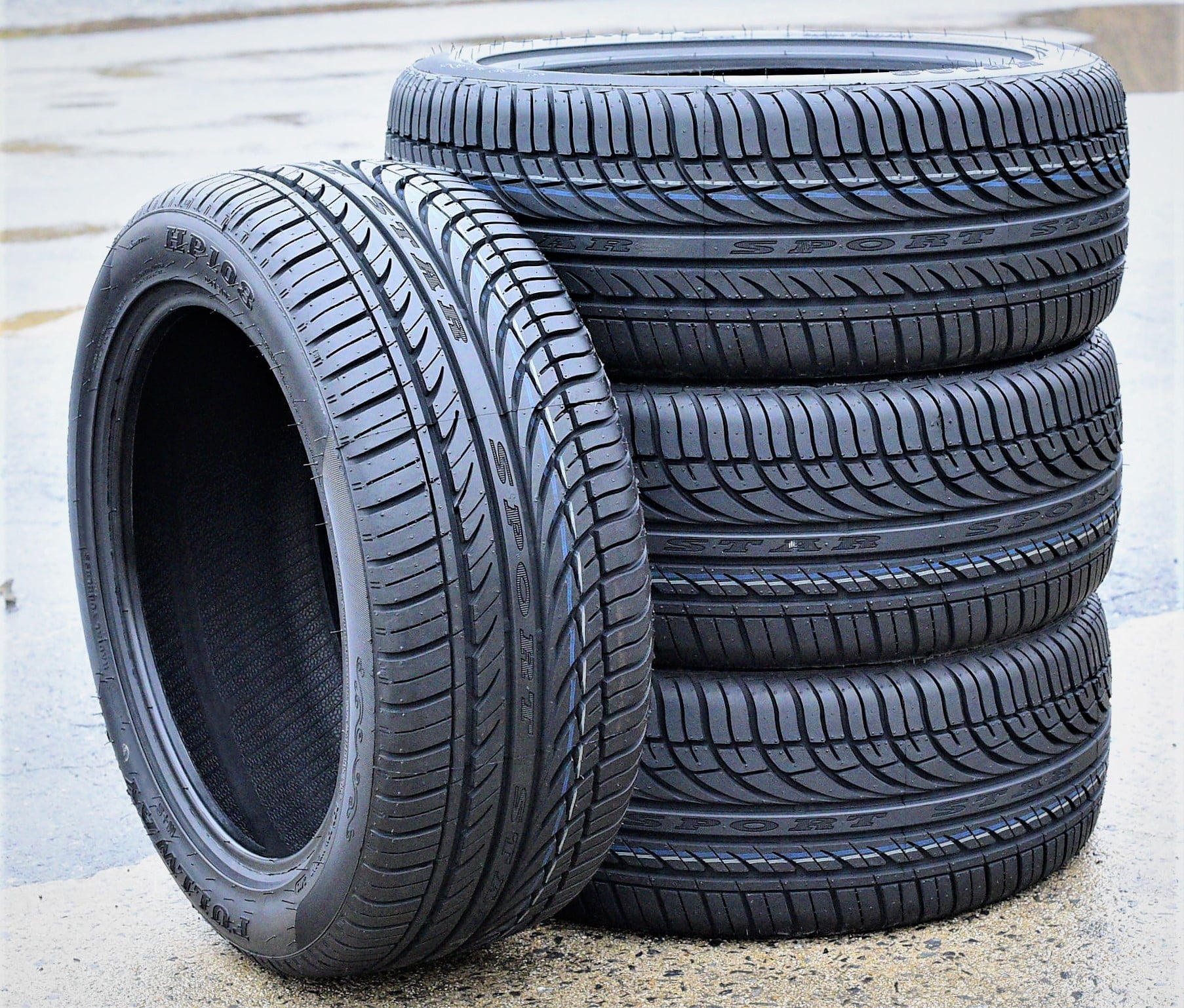 Set of 4 Fullway HP108 225/60R16 98H Performance a/s All Season Tires Fullway