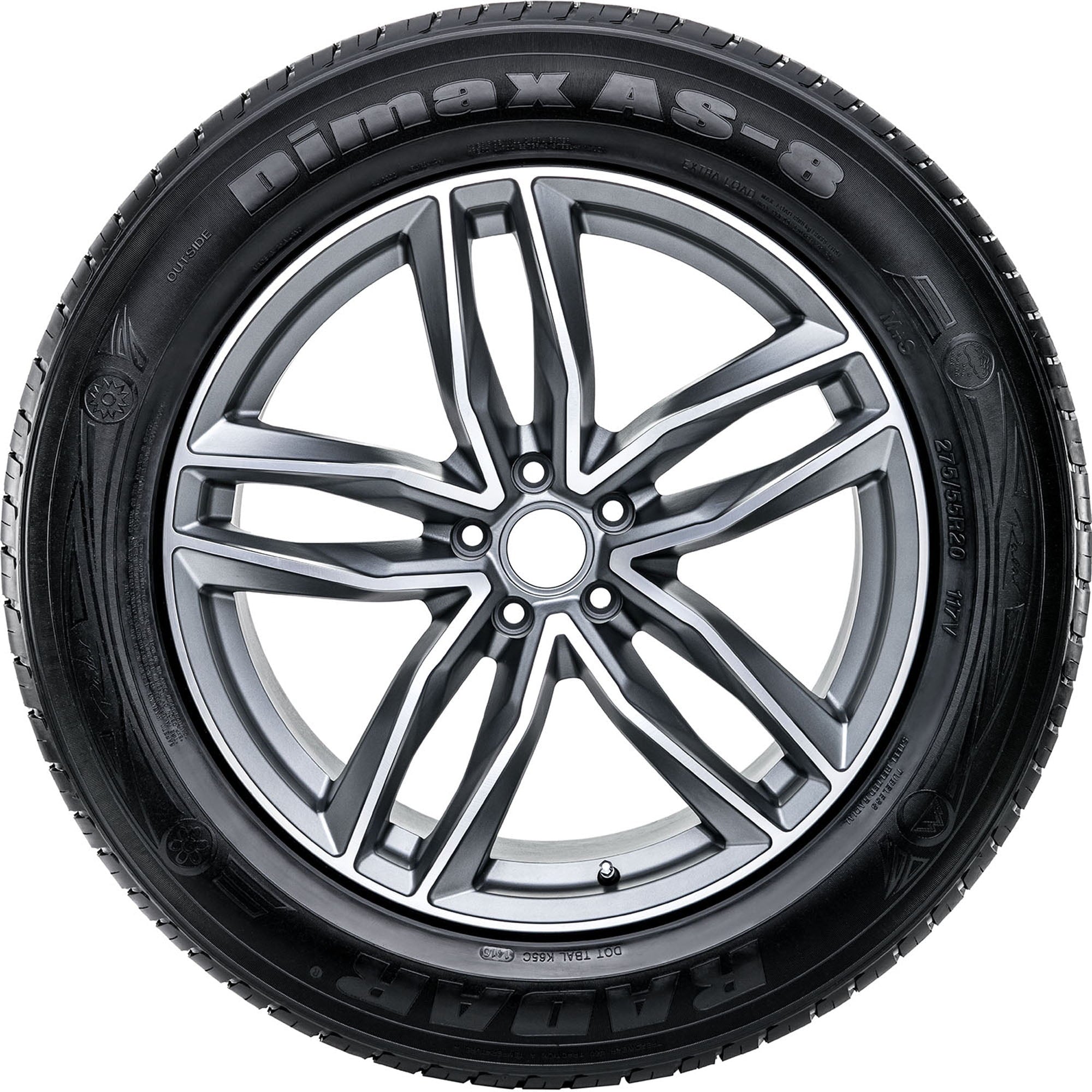 Radar Dimax AS-8 All Season 215/55R18 99V XL Passenger Tire Radar
