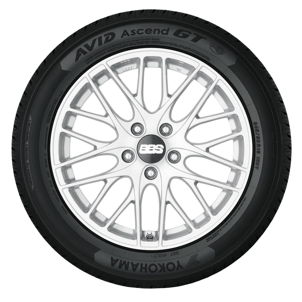 Yokohama Avid Ascend GT All Season 215/60R16 95V Passenger Tire Fits: 2011-15 Chevrolet Cruze LT, 2012 Nissan Altima SL Yokohama