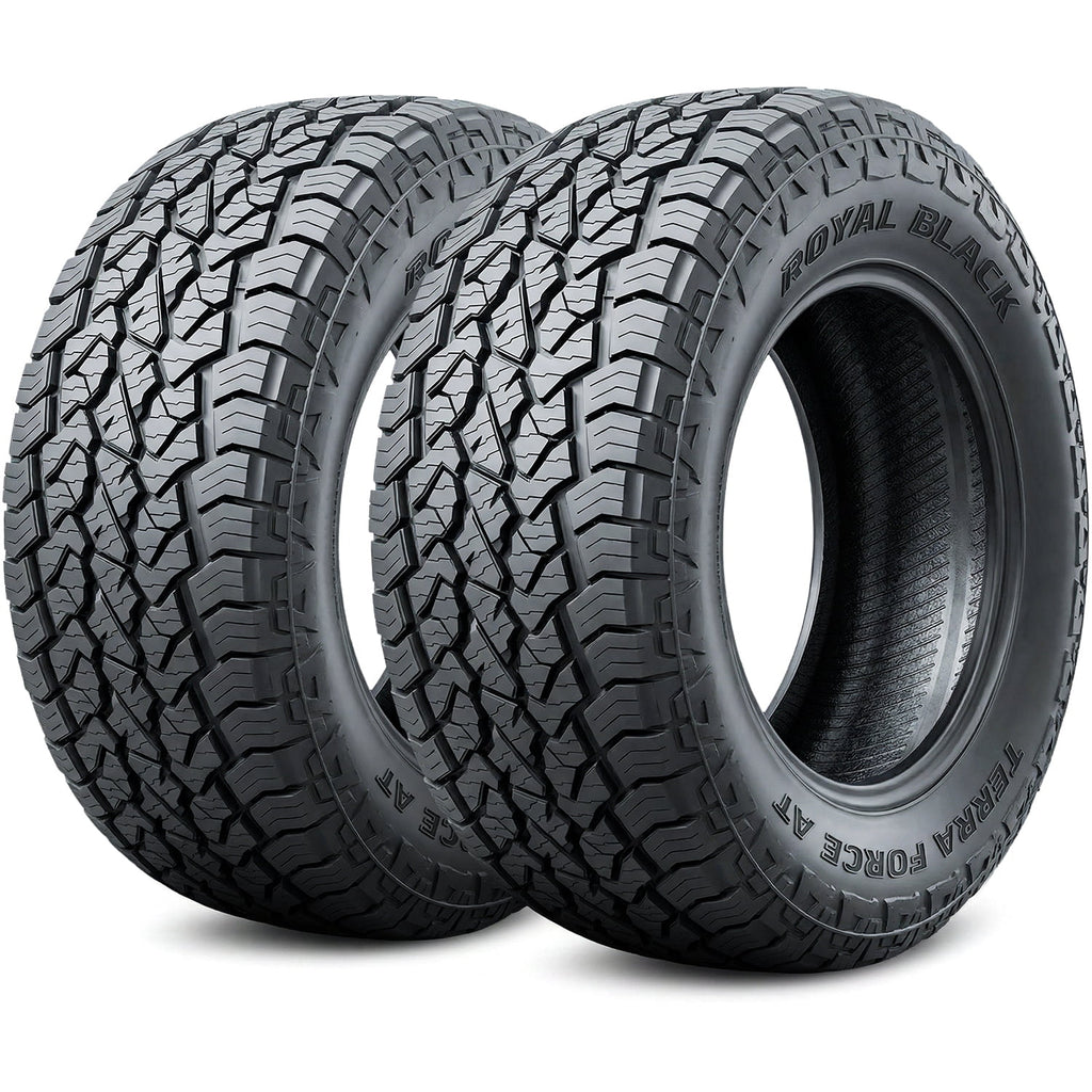 Royal Black Terra Force AT 245/70R17 119/116S E 10 Ply a/t All Terrain Light Truck Tire Royal Black
