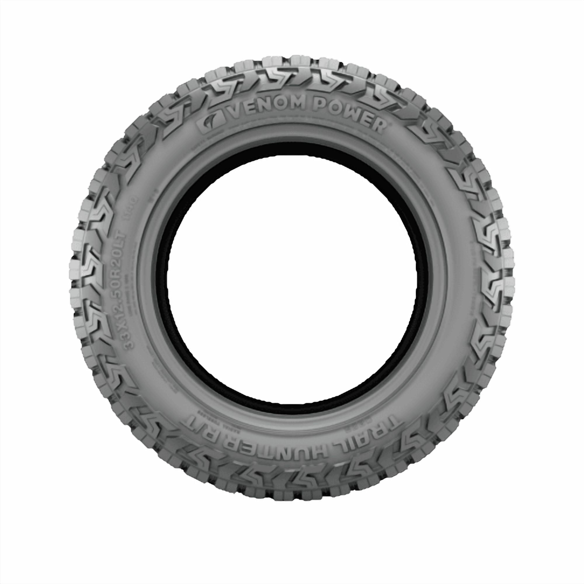 Venom Power Trail Hunter R/T LT 33X12.50R20 F 12 Ply RT Rugged Terrain Venom Power